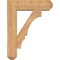 Ekena Millwork Balboa Craftsman Smooth Bracket w/ Offset Brace, Western Red Cedar, 7 1/2"W x 26"D x 34"H BKT0806X26X34BOA04SWR - alternate 4
